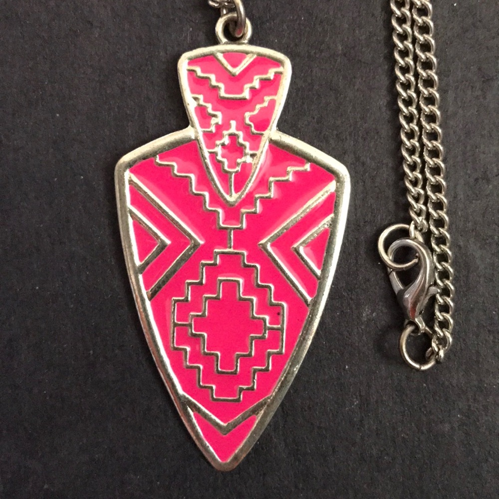 Aztec Pink Necklace